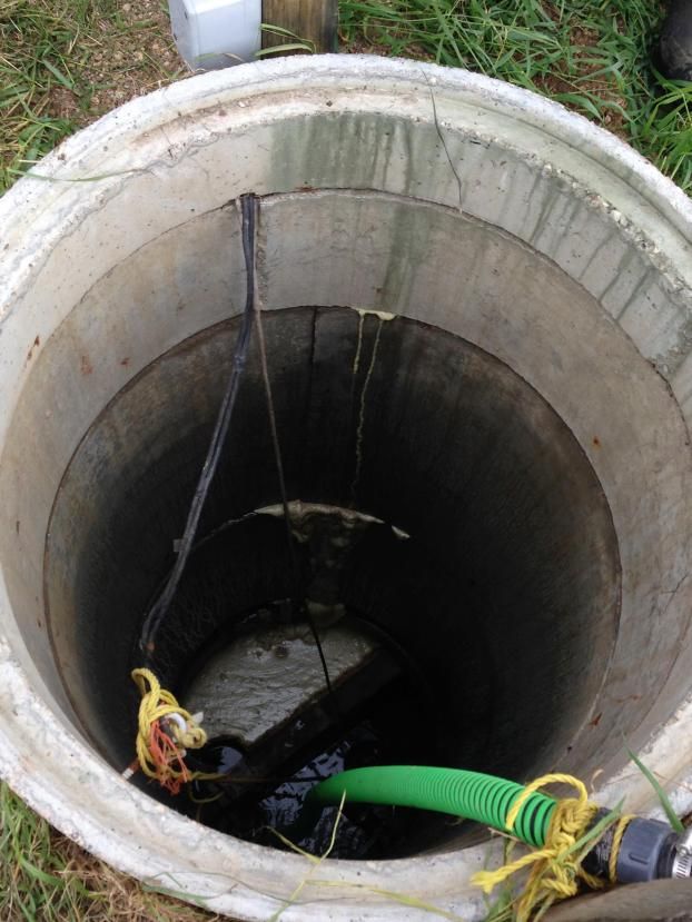 How to fix leaking concrete septic tank